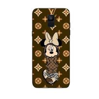 Maniacase dėklas Samsung Galaxy A6 2018 minnie Disney Lv rudas juoda