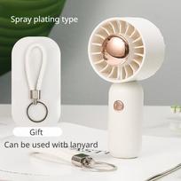 Mini Pocket Fan 3-speed USB Mini Rechargeable Handheld Fan Outdoor Portable Personal Cooler Cooling Fan rožinė