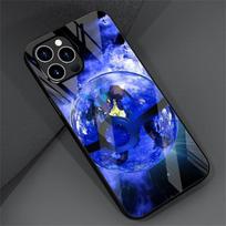 Funny Pokemon Anime Glass Case For Apple iPhone 14 13 Pro 11 12 7 8 Plus SE 2022 XR X XS Max 6 6S Tempered Phone Cover Cartoon iPhone 7Plus(8 Plus) black
