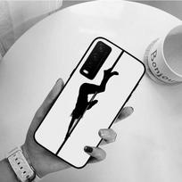 Pole dance dancing girl Phone cover For vivo Y31 Y30 Y33S Y11S Y12S Y17 Y20 Y20S Y21 Y21S Y1S Y53S Y15 Y19 Y91C V23 Case coque VIVO Y1S black
