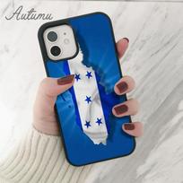 Honduras National Flag Map Phone Case for iPhone 11 12 13 14 Pro Max mini XR XS SE 2020 6S 7 8 Plus Samsung Galaxy S21 S22 Cover iPhone 5 5s SE