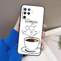 Science Chemistry Caffeine Case For OPPO Find X5 X3 Pro A15 A74 A54 A94 A93 A91 A5 A9 A31 A53 2020 A53S A52 A72 Cover Find X5 Pro gray