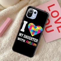 Autism Support Puzzle Case For POCO X4 Pro F3 M3 M4 Pro X3 Pro GT Phone Cover For Xiaomi 12 11T Pro Mi 11 Lite Mi 9T (9T Pro)