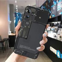 Akumuliatoriaus grandinės plokštės telefono dėklas, skirtas OPPO Realme C21Y X3 SuperZoom C11 GT2 C25S C35 C31 9 ProPlus Find X2 X5 Pro X3 Neo X5 Lite Find X5 Pro gray