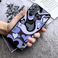 Latte Love Coffee Heart Case for Motorola Moto Edge 20 Edge 20 Lite E7 Power E40 E20 One Action G10 G Play G22 G52 G60 E32 G8 Moto Edge 20 gray