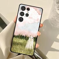 Ghosts Funny For Samsung Galaxy S21 S22 Ultra Note 20 S8 S9 S10 Plus Note 10 Plus S20 FE Phone Cover Note 20 Ultra gray
