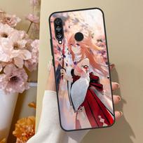 Genshin Impact Yae Miko Case For Huawei P40 Lite P20 P50 P30 Pro P Smart Z 2019 Nova 5T Cover For Honor 50 Case Honor 50 Lite white