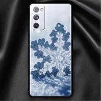 Bumper Case For Samsung Galaxy S22 Ultra S21 FE S20 Plus S10 Lite Phone Cover S10e S9 S8 S7 Silicone Funda Snow White Snowflake Samsung S22