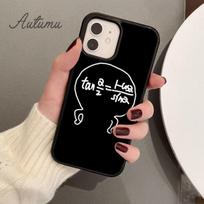 Complex Formula Math Science Phone Case for iPhone 11 12 13 14 Pro Max mini X XR XS SE 2020 6S 7 8 Plus Galaxy S21 S22 shell Samsung S22ultra black