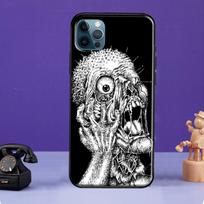 Gothic Fashion Skull Case For iPhone 11 14 Pro Max SE 2020 XR X XS Max 6S 7 8 Plus Cover For iPhone 12 13 mini iPhone 14Pro MAX black