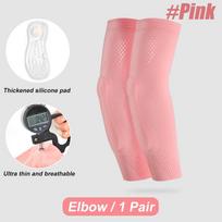 1Pair Knee Pads Elbow Guards,Soft Breathable Knee Pads for Men Women Kids Knees Elbow Protective,Knee Braces for Football Tennis XS pink