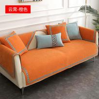 Šenilinis sofos užvalkalas Storas kampinis sofos užvalkalas Kilimėlis Vienspalvis Užvalkalas naminis šuo Vaikų kilimėlis sofa pagalvėlė antklodė Live Room 70x50cm 1pcs gray