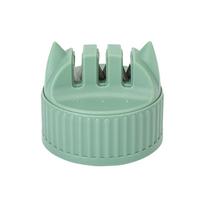 Knife Sharpener Three-section Cartoon Cat Head Whetstone Kitchen Non-slip Household Manual Knife Sharpener One Size
