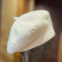 Knitted Wool Beret Children Fall Winter Leisure Fashion Retro Painter Bud Hat Beret Caps M（56-58cm） balta