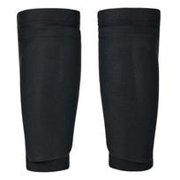1 Pair Soccer Football Shin Guard Teens Socks Pads Professional Shields Legging Shinguards Sleeves Protective Gear L black