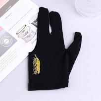 1pc Spandex Snooker Billiard Cue Glove Pool Left Hand Open Three Finger Accessory white