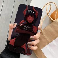 Sexy Devil Woman telefono dėklas, skirtas Samsung Note 9 10 20 Plus Pro Ultra J6 J5 J7 J8 Minkštas juodas telefono dangtelis Samsung J5 Pro black