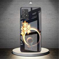 Glass Case For Samsung Galaxy A52 A71 A50 A51 A70 A21s A31 A72 A10 A12 A30 A22 5G Phone Cover Astronaut Cute Samsung A72 4G(5G)