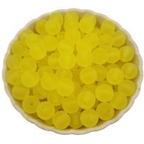 Kūrybinga papuošalų gamybai Laisvi karoliukai Karoliai Apyrankė Karštas išpardavimas Skaidri saldainių spalva „Pasidaryk pats“ amatai Pakabukas 40 vnt 8 mm Akrilas yellow