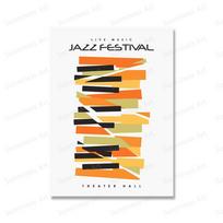 Abstract Jazz Music Festival Wall Art Canvas Painting Nordic Poster And Prints Colorful Keys Wall Pictures For Living Room Decor 21x30cm No Framed violetinė