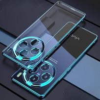 Vivo X100 Ultra galvanizuojamas telefono dėklas, skirtas Vivo X100S Pro X100SPro objektyvui, viskas įskaičiuota, silikoninis minkštas korpusas galinis dangtelis For Vivo X100S Pro mėlyna