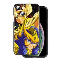 Saint Seiya SoG Cover For Apple iPhone 14 13 12 11 SE XS XR X 7 8 6 mini Plus Pro MAX 2020 Black Phone Case iPhone 5 5S SE