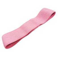 Exercise Squat Training Elastic Tension Band Latex Silk Non-Slip Hip Strengthening Ring 64cm pink
