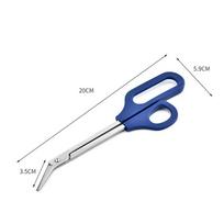 17/21cm Kojos nagų žirklės, kirpimo žirklės, žoliapjovė, ilgas pasiekiamumas, lengva rankena, pedikiūras blue
