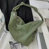 Women Messenger Bag Large Capacity Female Tote Bag Casual Fashion Portable Solid Color Simple Elegant for Weekend Vacation rožinė
