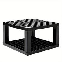 96 Grid Black Socket Pen Holder Painting Brushes Holder, Detachable Plastic Stationery Storage Tool Desk Organizer black