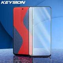 KEYSION Tempered Glass Full Cover for Xiaomi POCO M6 4G HD Transparent Screen Protective Phone Tempered Glass Film for Redmi 13 for Redmi 13 juoda