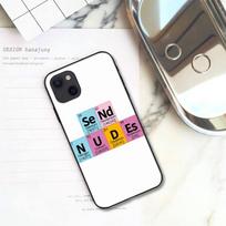 Siųsti Nudes Funny Tee Trending Meme telefono dėklas, skirtas iPhone 11 12 Mini 13 14 15 Pro XS Max X Plus SE XR Shell iPhone13mini