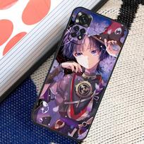 Genshin Impact Scaramouche dėklas Xiaomi Redmi Note 12 11 10 9 8 Pro Note 8T 9S 10S 11S Redmi 10 10C 12C 9C dangtelis Redmi Note 9S gray