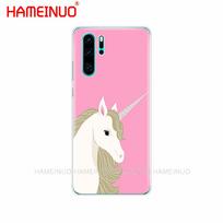 silicon phone cover case for huawei P30 PRO LITE P SMART 2019 plus p smart Z p20 lite 2019 Rainbow Lovely Unicorn huawei P20 lite 2019