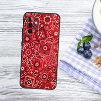 Red Bandana Paisley Case For Samsung Galaxy A54 A34 A14 A13 A33 A53 A12 A32 A52 A71 A51 A15 A25 A55 A35 Cover Samsung A22 5G red
