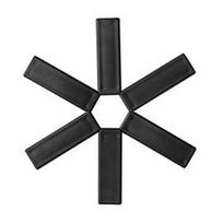 Foldable Pan Mat Heat Resistant ABS Heat-insulated Anti-slip Anti-scald Pot Placemat for Kitchen juoda