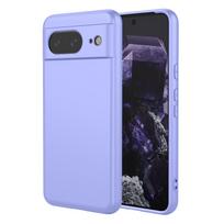 Lankstus skysto silikono dėklas, skirtas Google Pixel 9 8 7 Pro 8A 7A 6A apsauginis dangtelis, buferis Fundas Coque Shell Capa Google Pixel 9 Pro violetinė