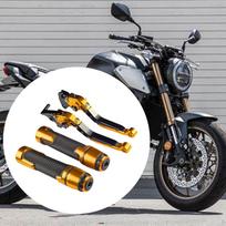 Motorcycle Clutch Brake Levers Set Expandable Professional Stable Performance Foldable Handlebar