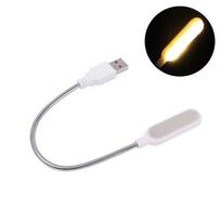 USB knygos lemputė, nešiojama mini naktinė lemputė, lanksti, lankstoma skaitymo lemputė, skirta stalinei lempai, kompiuteriui, nešiojamam kompiuteriui white