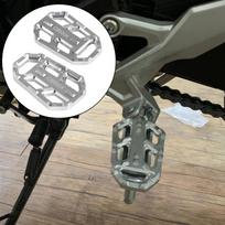 Priedai Pedalai Atrama Kojoms Kojų atramos Tinka CB500X Didelis patikimumas ir individualizuota išvaizda sidabras