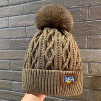 Storo Kailio Pom Megztos Beanies Kepurė Moteriška pliušinė žieminė vilna šiltos kepuraitės Moterims Lauko Vilnonė Termo Gorro Kepurėlė black
