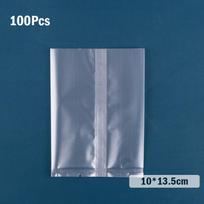 100 vnt. Storesni mašinų sandarinimo maišeliai Skaidrūs matiniai Maistui Sausainiams Pasidaryk pats Kepimui Tortų maišelis 5.8*8.5cm gray