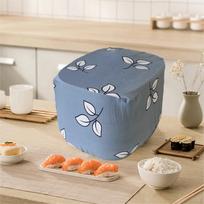 Dust Cover, Small Appliances, Pressure Cooker Kitchen Utensils 3 leaf pattern gray