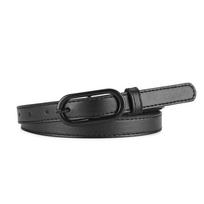 UP Pin Buckle Belt Moteriška suknelė Dekoratyvinis diržo diržas 106*1.8cm dangaus mėlyna spalva