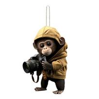 Kalėdų eglutės papuošimai 2D animacinis katinas šuo beždžionė pakabukas dvipusis spausdinimas akrilinė dekoracija skirtas Monkey