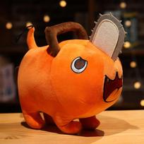 Japonijos anime grandininio pjūklo vyras Pochita pliušinės lėlės Animacinių filmų gyvūnų pagalvių pagalvių kolekcija Cosplay gimtadienis vaikams 10cm orange
