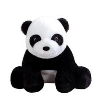 Animacinių panda pliušiniai žaislai Kimšti mieli gyvūnai Panda lėlė Minkšta miego pagalvė Kūdikio lėlė Vaikams Mergaitėms Raminti Gimtadienio dovanos 50cm white