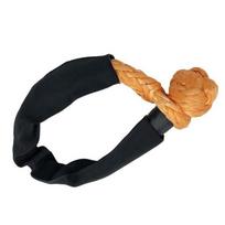 22 Inch 15Tons Soft Shackle Rope Synthetic Tow Winch Belt Recovery Strap oranžinė