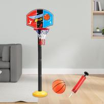 Basketball Hoop Outdoor Toy with Ball, Space Saving Indoor Goal Game gray