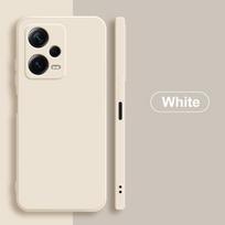 Redmi Note 12 Pro Plus Case kvadratiniai skysto silikono telefono dėklai, skirti Xiaomi Redmi Note 12 Note12 Pro Plus 5G apsauga galinis dangtelis RedmiNote12 4GGlobal balta